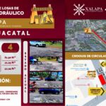 Obra en zona UV liberada; en la avenida Xalapa cierre parcial se mantendrá al jueves, trabajan en rehabilitación